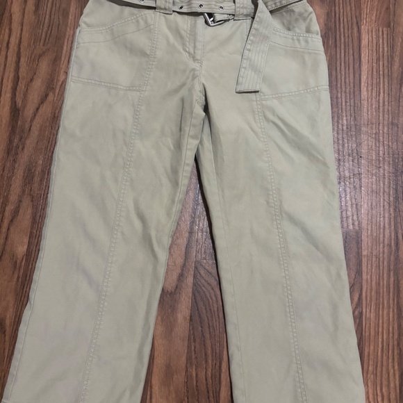Isaac Mizrahi * Tan Cargo / Khaki Color Woman Pants * Size 6/30 - Picture 4 of 7